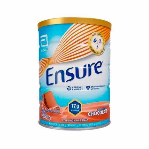 Suplemento Nutricional Ensure Sabor Chocolate 850g