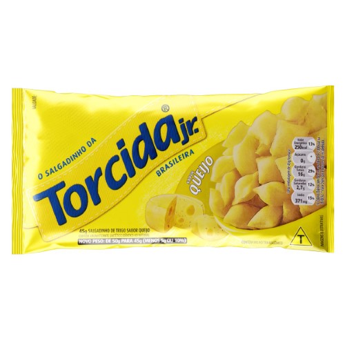 Salgadinho Torcida Jr Queijo 45g