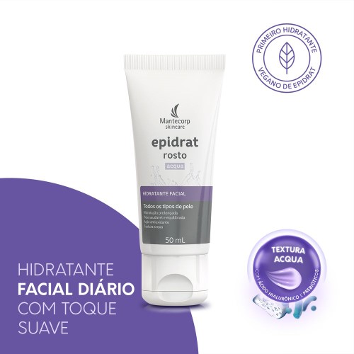 Hidratante Facial Mantecorp Epidrat Rosto Acqua 50ml