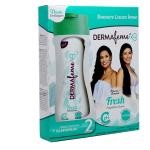 Sabonete Líquido Íntimo Dermafeme Thelminha Fresh 2 Unidades De 200ml Cada