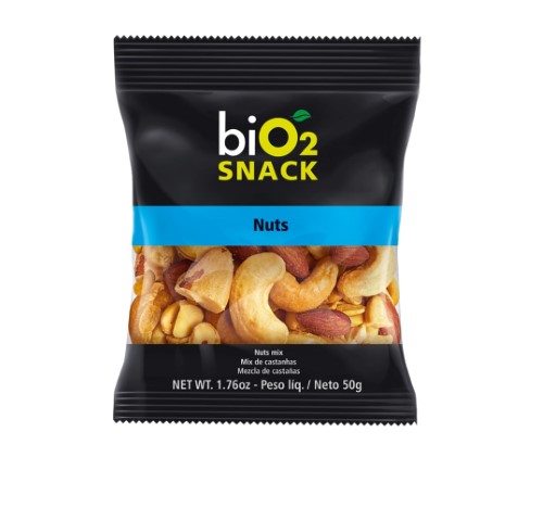 Mix de Castanhas biO2 Snack Nuts com 50g