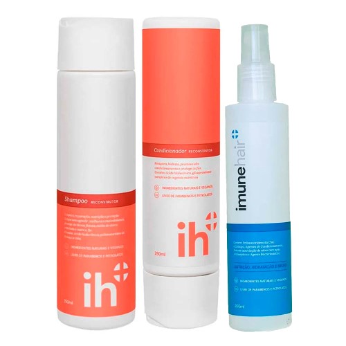 Imunehair Kit Shampoo + Condicionador + Leave-in