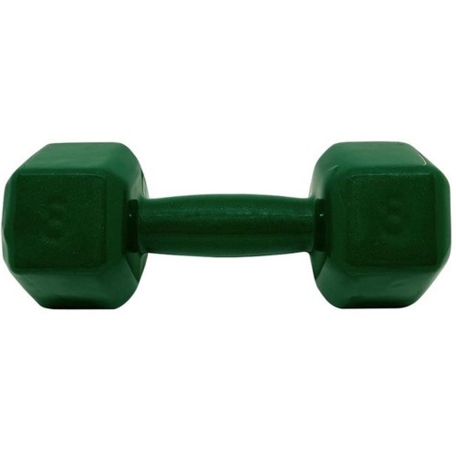 Halter Acte Sports 8 Kg - Emborrachado Sextavado Verde