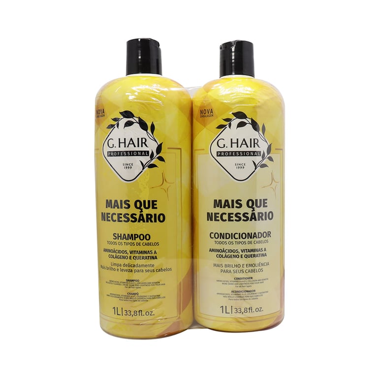 G.Hair Mais Que Necessário Kit Shampoo + Condicionador