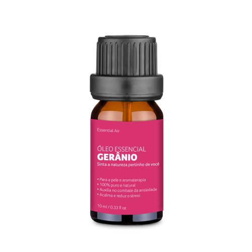 Óleo Essencial De Gerânio Relaxar 10ml Multilaser Saúde - HC125