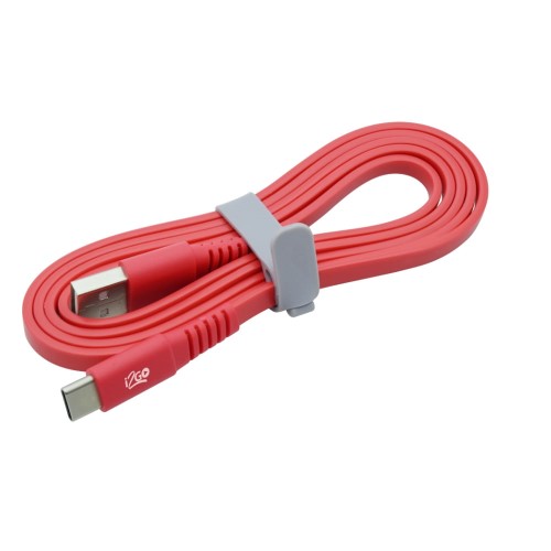 Cabo USB Tipo C I2GO 1,2m Vermelho 1 Unidade