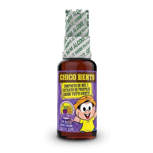 Composto de Mel e Extrato de Própolis Chico Bento Sabor Tutti-Frutti Solução 30ml