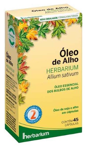 Óleo de Alho Herbarium 2,6mg c/45 Cápsulas