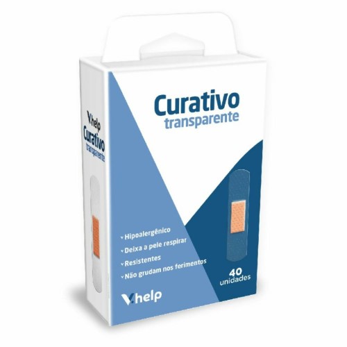 Curativo V.Help Transparente 40 Unidades