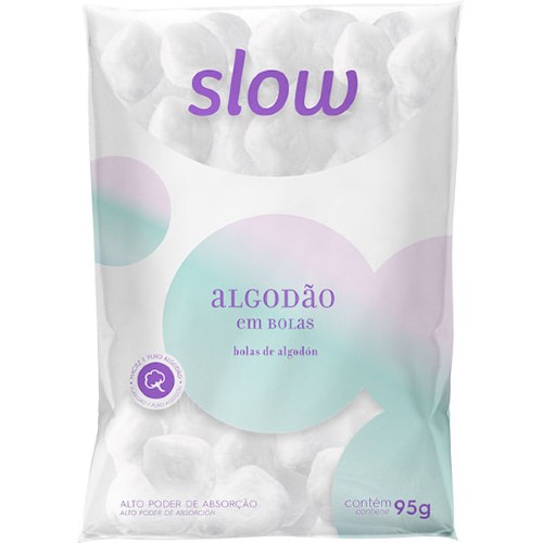 Algodão slow 95g bolas