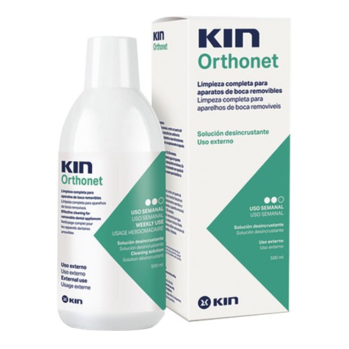 Kin Orthonet Solução para Limpeza de Aparelho de Dente Móvel com 500ml