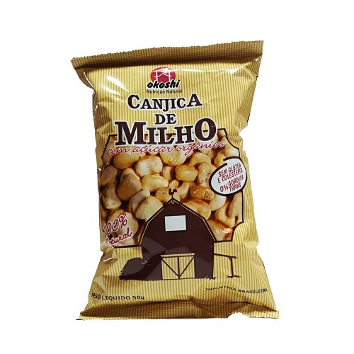 Canjica De Milho Okoshi Com Açúcar Orgânico 50g