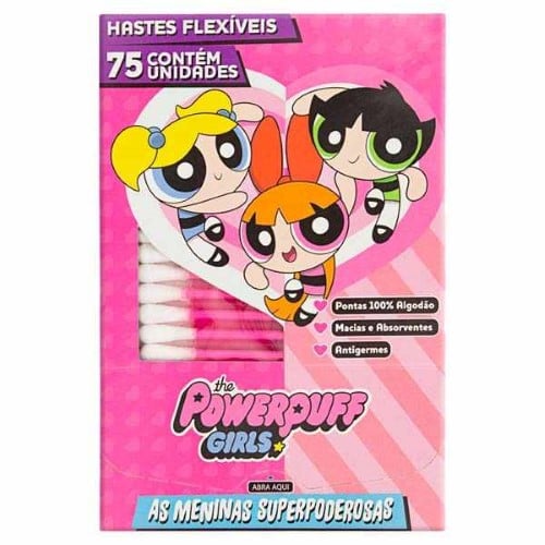 Haste Flexível Cremer Meninas Super Poderosas Com 75 Unidades