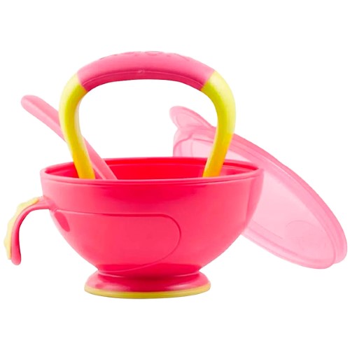 Preparador de Papinhas com Colher Mash nFeed Vermelho (4m+) - Nuby