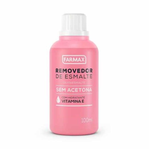 Removedor de Esmalte Farmax com 100ml