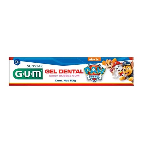 Gel dental Infantil Gum Patrulha Canina Bubble Gum 50g