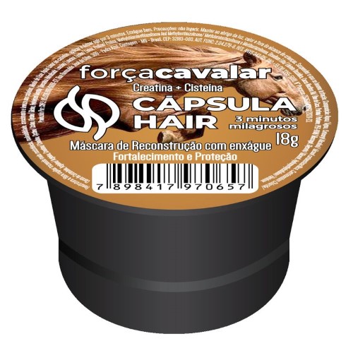 Cápsula Hair Hidratante Força Cavalar 18g