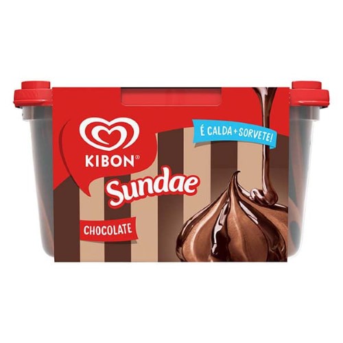 Sorvete Kibon Sundae de Chocolate 1,4 Litro