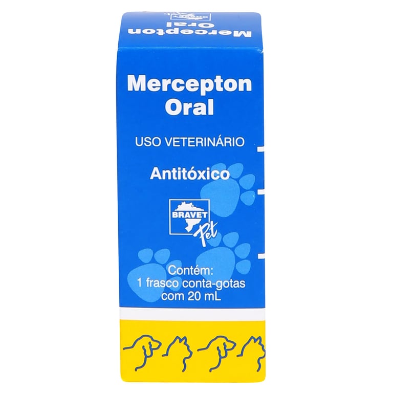 Mercepton Gotas Uso Veterinário com 20ml