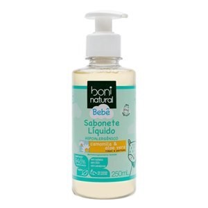 Sabonete Líquido Boni Natural Bebê Camomila e Aloe Vera 250ml