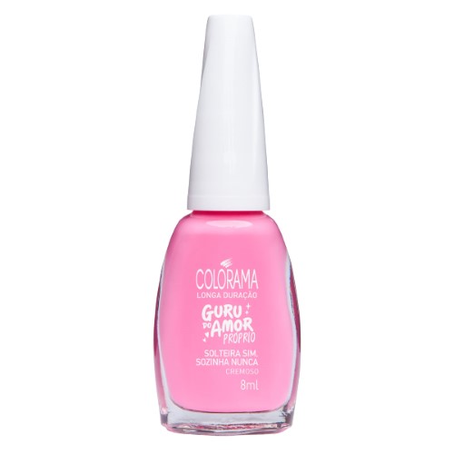 Esmalte Colorama Guru Do Amor Próprio Solteira Sim Sozinha Nunca 8ml 