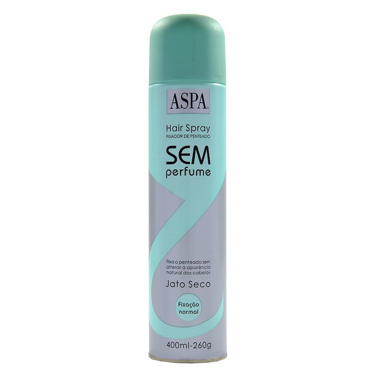 Hair Spray Aspa sem perfume normal 400ml