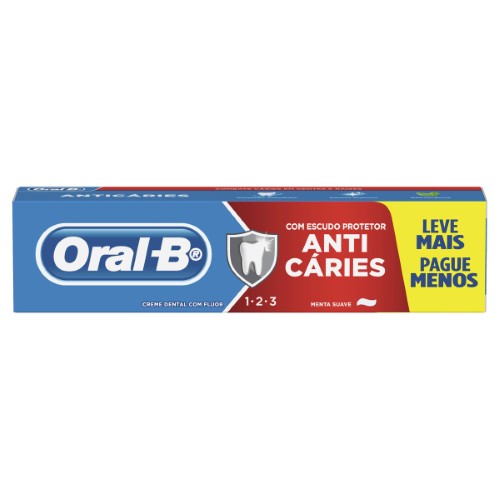 Pasta de Dente Oral-B 123 Anticáries com 150g