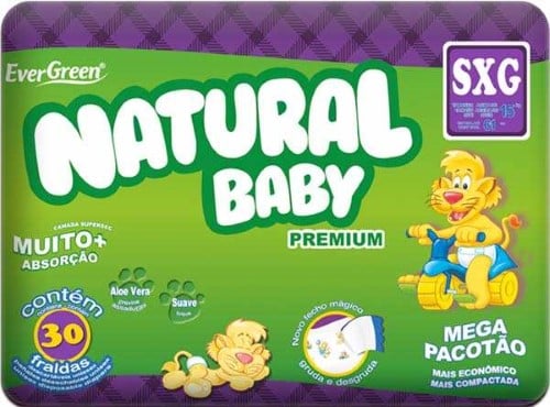 Natural Baby Premium Mega Pacotão Sxg 30 Un.