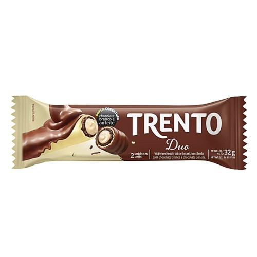 Chocolate Trento Duo Ao Leite E Branco 32g