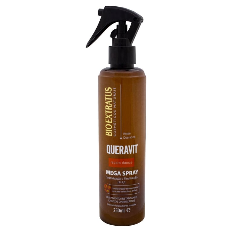 Mega Spray Queravit Bio Extratus com Termoprotetor 250ml