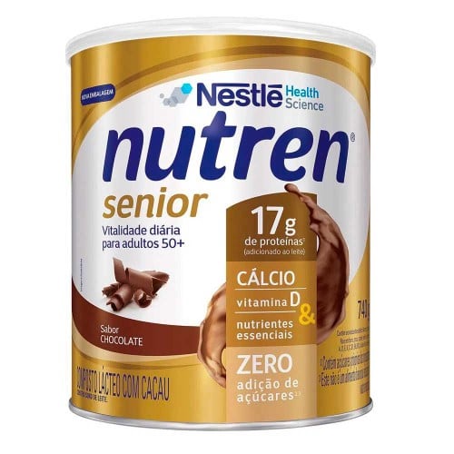 Suplemento Alimentar Nutren Senior Sabor Chocolate 740g