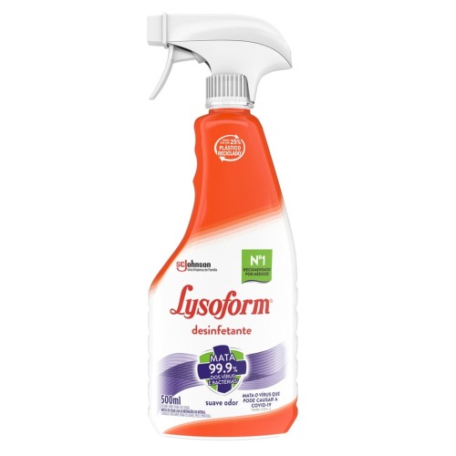 Desinfetante Lysoform Suave Odor 500ml