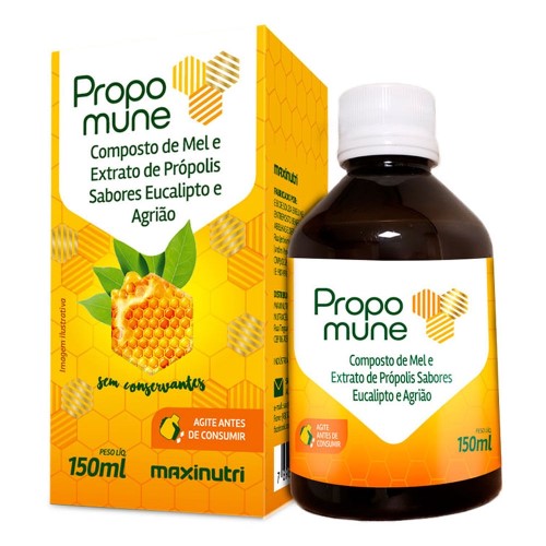 Extrato de Própolis e Composto de Mel Propomune Xarope 150ml