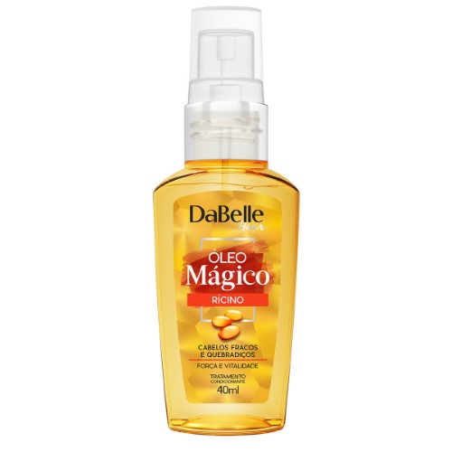 Óleo Capilar Mágico DaBelle Rícino com 40ml