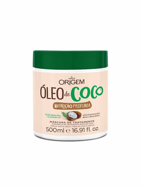 Máscara De Tratamento Origem Óleo De Coco Max 500g