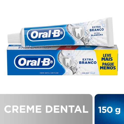 Creme Dental Oral-B Extra Branco 150g