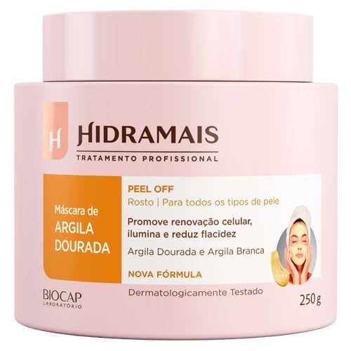 Máscara Facial Hidramais - Argila Dourada Peel-Off