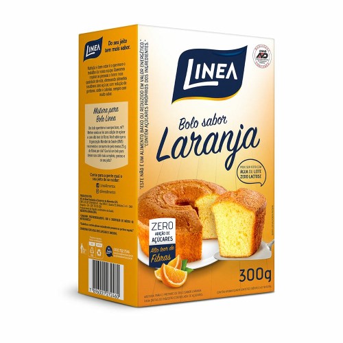 Mistura de bolo Linea Laranja 330g