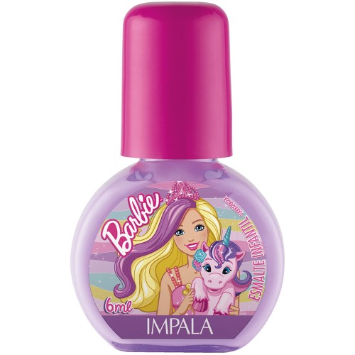 Esmalte Infantil Impala Barbie Magia de Unicórnio 6ml