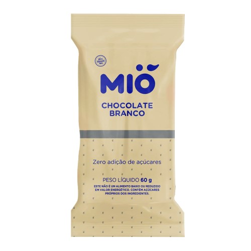 Chocolate Mió Branco Zero 60g