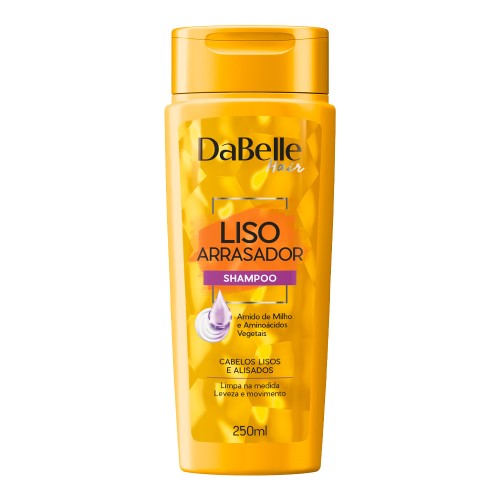 Shampoo Dabelle Liso Arrasador Cabelos Lisos e Alisados 250ml