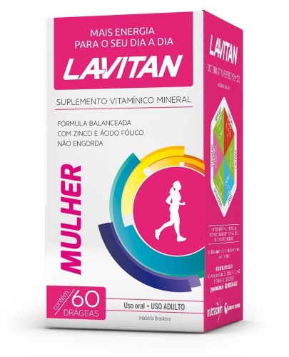 Suplemento Vitamínico Lavitan A - Z Mulher 60 Comprimidos