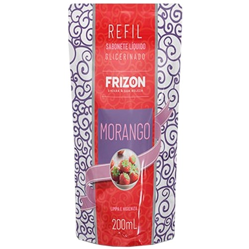 Sabonete Liquido Frizon Morango Refil 200ml