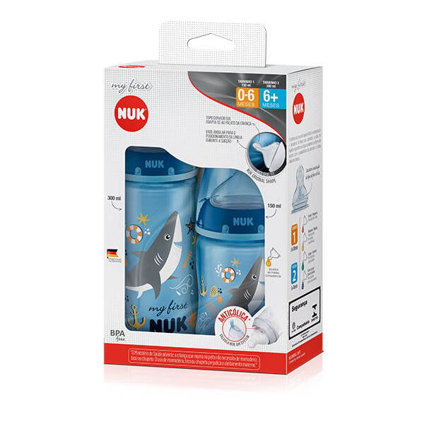 Mamadeira Nuk First Choice Azul 150ml