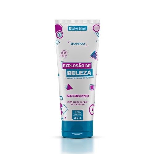 Shampoo Beleza Natural Explosão de Beleza Cabelos Crespos e Cacheados com 250ml