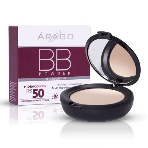 BB Powder Árago Hidracolors Natural FPS50 12g