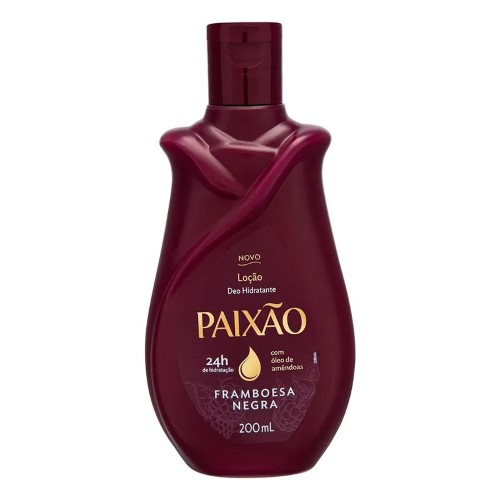 Loção Hidratante Corporal Paixão Framboesa Negra 200ml