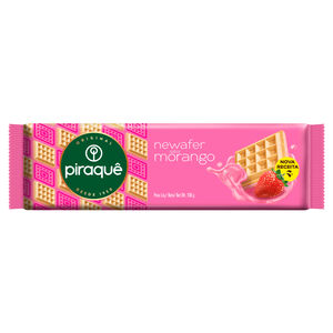 Biscoito Piraquê Newafer Sabor Morango 100g