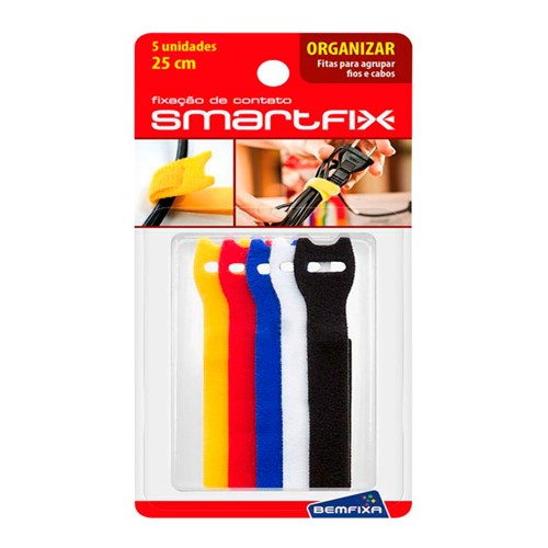 Fitas para Agrupamento Smartfix 25cm Sortidas 5 Unidades