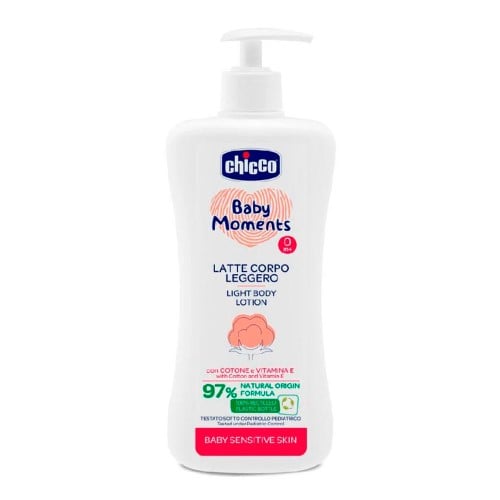 Gel Banho Infantil Chicco Baby Moments Cabelo aos Pés 500ml